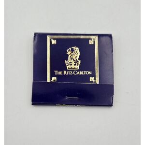 Vintage The Ritz Carlton Reservation Matchbook, Full‎ Matches Unstruck